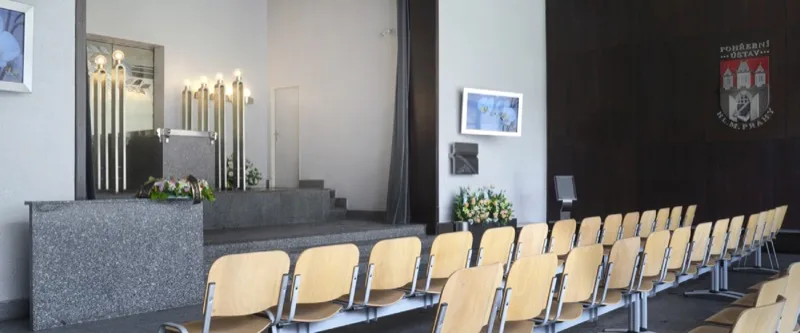 Smuteční obřadní síň, krematorium Motol