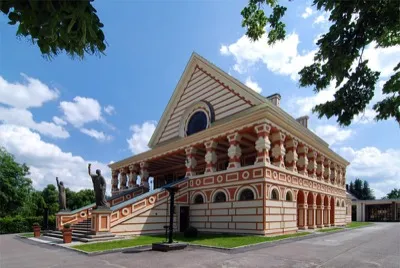 Velká obřadní síň krematoria Pardubice