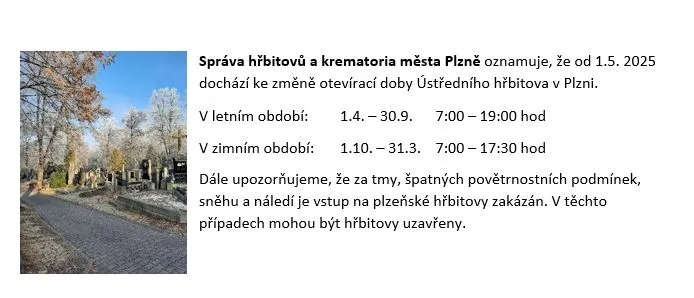 Správa hřbitovů a krematoria města Plzně